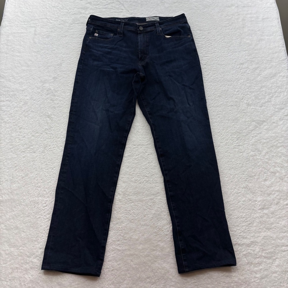 AG Adriano Goldschmied Kace 28 Modern Straight Jeans Dark Indigo 31x30